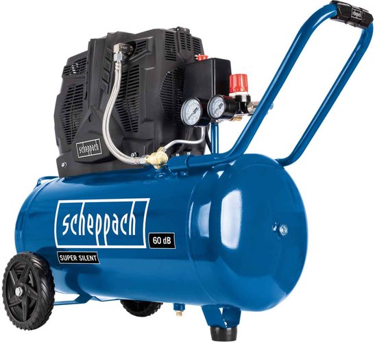 Scheppach Compressor Super Silent HC51Si - 5 bar - 50L - 1500W - Stille compressor (60dB) - Olievrij