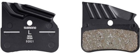 Schijfremblokset Shimano N03A Resin met koelvinnen van Shimano