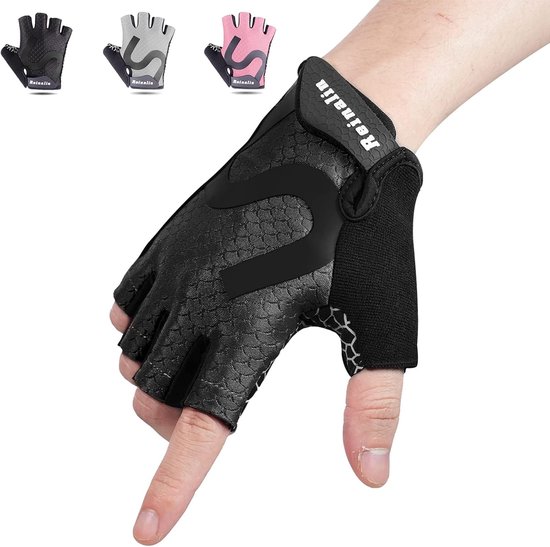 Schokabsorberende Fiets- en Mountainbike Handschoenen met Antislip voor Heren en Dames