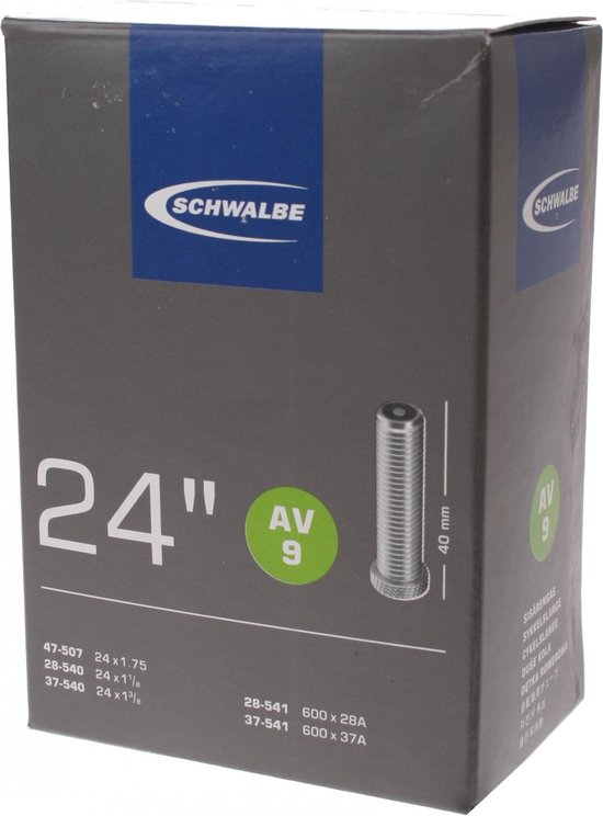 Schwalbe Binnenband - 24 - ERTRO 47-507/541 - Autobandventiel van Merkloos