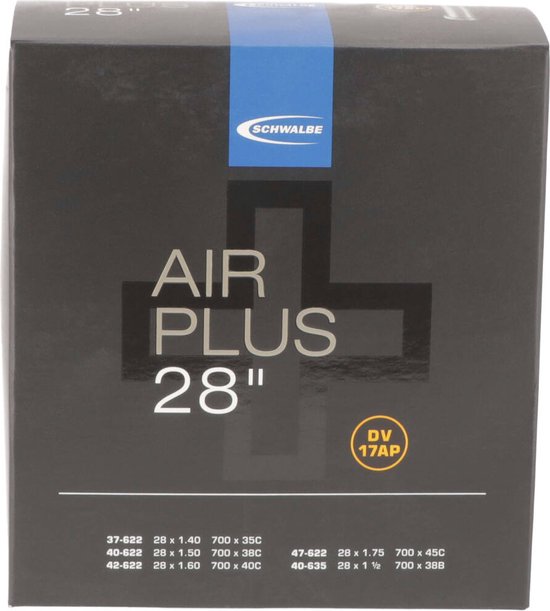 Schwalbe Binnenband 28" - Hoge luchtdichtheid - Betere lekbescherming - Blitz ventiel 40mm van Schwalbe