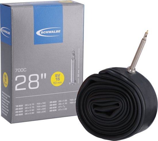Schwalbe - Binnenband Fiets - Frans Ventiel - 28 x 3/4 - 7/8 - 1 - 11/16 van Schwalbe