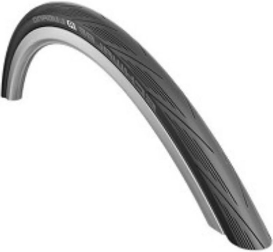 Schwalbe Buitenband - Lugano II K-Guard - 700 x 25 draad - Zwart van Schwalbe
