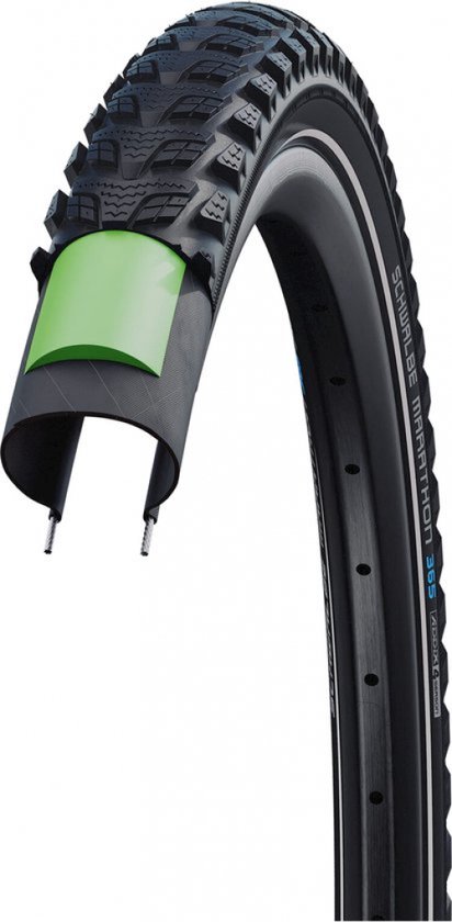 Schwalbe Buitenband Marathon 365 Perf G-G 26 x 2.00 zwart van Schwalbe