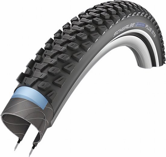 Schwalbe Buitenband Marathon Plus Mtb 26 X 2.10 (54-559) Zwart van Merkloos