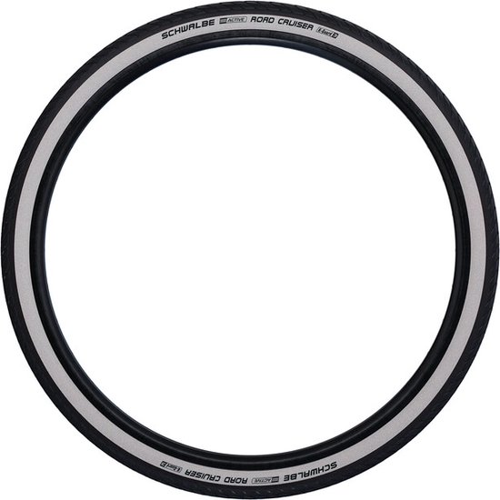 Schwalbe Buitenband Road Cruiser 42-622 (28X1.60) Zwart/Wit van Schwalbe
