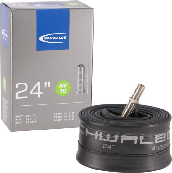 Schwalbe DV7A - Binnenband Fiets - Auto Ventiel - 40 mm - 24 x 150 - 250 van Schwalbe