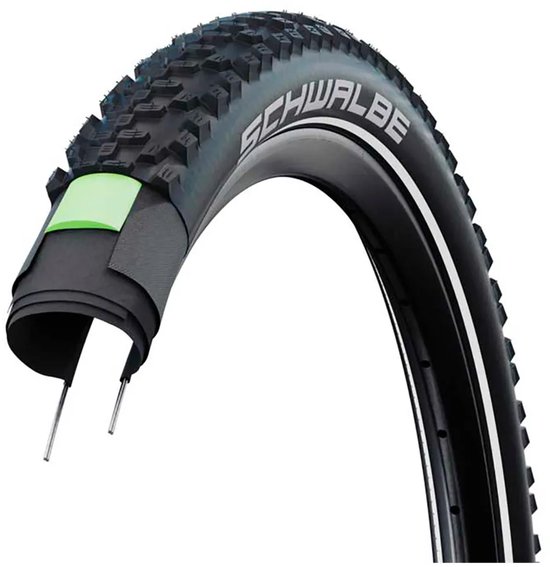 Schwalbe Smart Samoa Plus Dd Greenguard Addix 20´´ X 2.35 Stijve Mtb-band Zwart 20´´ x 2.35 van Schwalbe