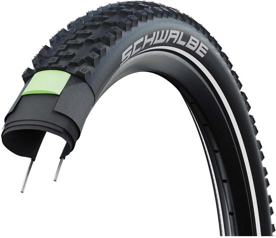 Schwalbe Smart Samoa Plus Dd Greenguard Addix 26´´ X 2.10 Stijve Mtb-band Zilver 26´´ x 2.10 van Schwalbe