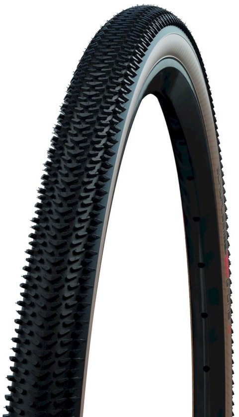 Schwalbe Vouwband G-One Allround - RaceGuard - TLE - 28 x 1.35 inch / 35-622 - ADDIX - Zwart/Brons van Merkloos