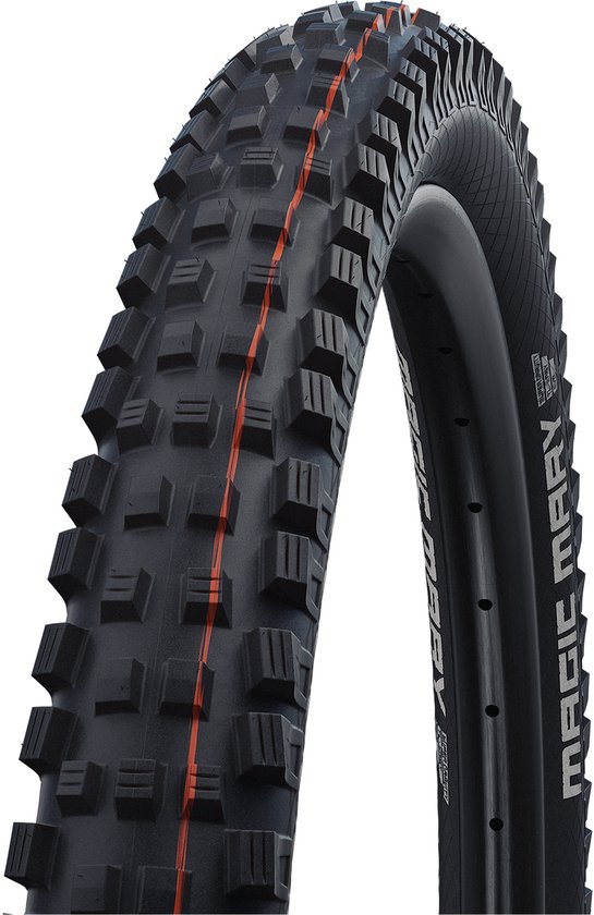 Schwalbe Vouwband Magic Mary - Super Trail - TLE - 29 x 2.4 inch / 62-622 - ADDIX Soft - Zwart van Merkloos
