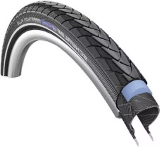 Schwalbe Vouwband Marathon Plus - SmartGuard - Reflectie - 28 x 1.5 inch / 40-622 - 50 - 85 psi - Zwart van Schwalbe