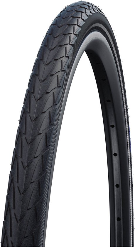 Schwalbe Vouwband Marathon Racer - RaceGuard - Reflectie - 28 x 1.5 inch / 40-622 - 55 - 85 psi - Zwart van Schwalbe