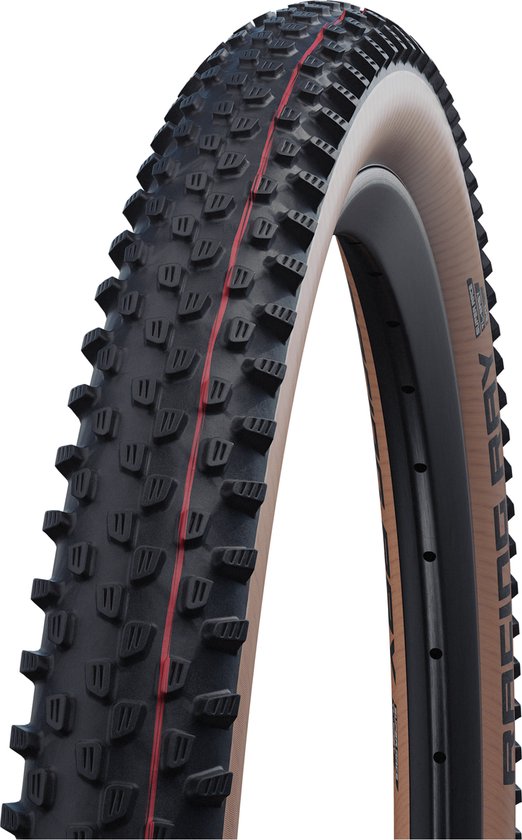 Schwalbe Vouwband Racing Ray - SuperRace - 29 x 2.25 inch / 57-622 - Transparent Sidewall - ADDIX Speed – Zwart van Schwalbe
