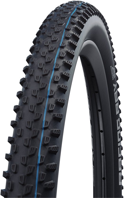 Schwalbe Vouwband Racing Ray - TLE - SuperGround - 26 x 2.25 inch / 57-559 - ADDIX SpeedGrip – Zwart van Merkloos