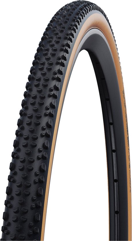 Schwalbe Vouwband X-one Allround Perf - RaceGuard - TLE - 28 x 1.3 inch / 33-622 - ADDIX - Zwart/Bruin van Schwalbe
