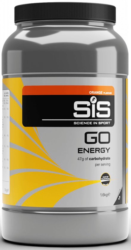 Science in Sport - SIS Energydrink - Go Electrolyte - Elektrolyten + Koolhydraten - 1,6kg - Orange/ Sinaasappel smaak van Science in Sport