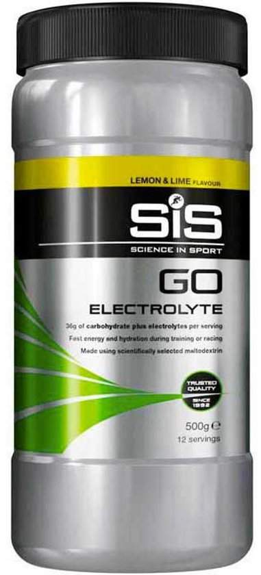 Science in Sport - SIS Energydrink - Go Electrolyte - Elektrolyten + Koolhydraten - 500g - Lemon & Lime smaak