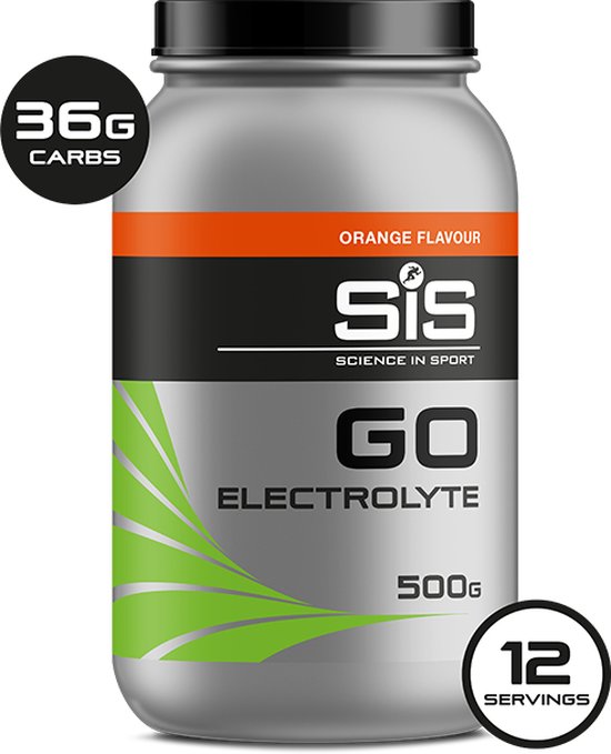 Science in Sport - SIS Energydrink - Go Electrolyte - Elektrolyten + Koolhydraten - 500g - Orange / Sinaasappel smaak van Science in Sport