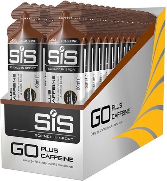 Science in Sport - SiS Go Isotonic Energygel + Caffeine - Energie gel - Isotone Sportgel - Cola Smaak - 30 x 60ml van Science in Sport