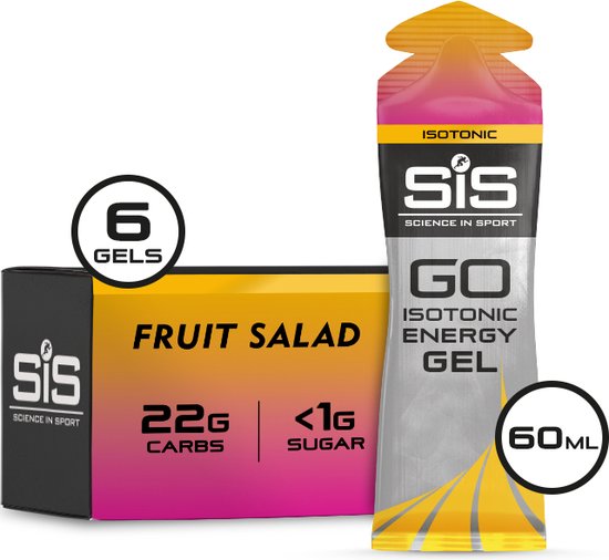 Science in Sport - SiS Go Isotonic Energygel - Energie gel - Isotone Sportgel - Fruit salade Smaak - 6 x 60ml van Science in Sport