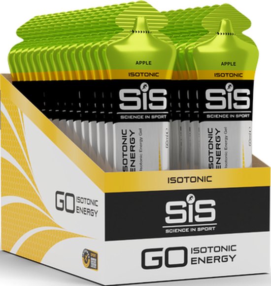 Science in Sport - SiS Go Isotonic Energygel - Energie gel - Isotone Sportgel - Green Apple Smaak - 30 x 60ml van Science in Sport