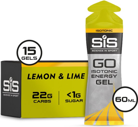 Science in Sport - SiS Go Isotonic Energygel - Energie gel - Isotone Sportgel - Lemon & Lime Smaak - 15 x 60ml van Science in Sport