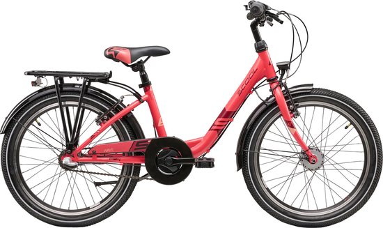 Scool Wave steel ltd 20 inch 3 versnellingen, rood