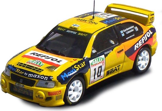 Seat Cordoba WRC - Gardemeister & Lukander - miniatuur auto 1:43 van Seat