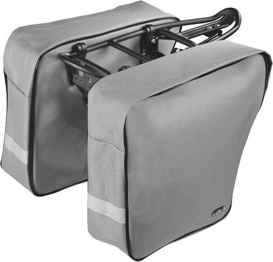 Selle Monte Grappa Life - Fietstas / Pakaftas set - Links + Rechts - Met rits - Grijs van Selle Monte Grappa