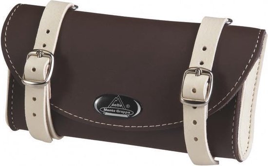 Selle Monte Grappa Vintage - Zadeltas - Leer - Testa di Moro / Donkerbruin van Selle Monte Grappa