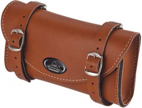 Selle Monte Grappa Zadeltas - Leer- Lichtbruin van Selle Monte Grappa