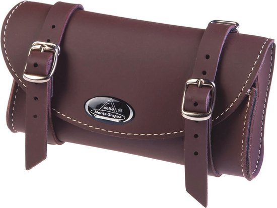 Selle Monte Grappa Zadeltas - Testa di Moro - Leer - Donkerbruin van Selle Monte Grappa