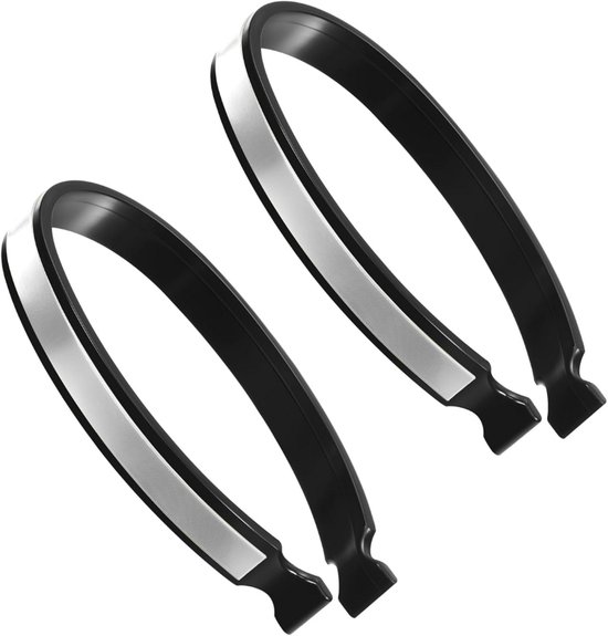 Set Reflecterende Broekklemmen – Fietsbroekclips met Elastiek & PVC-Coating – Veilig & Comfortabel voor Fietsen en Buitensport – Broekklem – Klem Unisex van Merkloos