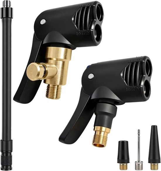 Set van 2 Ventiel Levers voor Franse Ventielen, Adapter voor Fietspomp en Autobanden