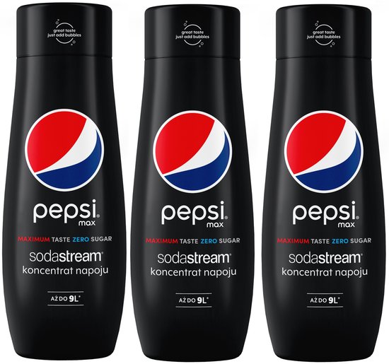 Set van 3 SodaStream concentraten 3x Pepsi MAX