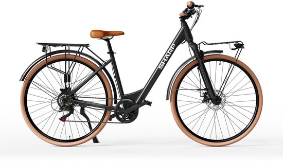 Sharp Queens elektrische damesfiets 7.8Ah 28 inch van Sharp