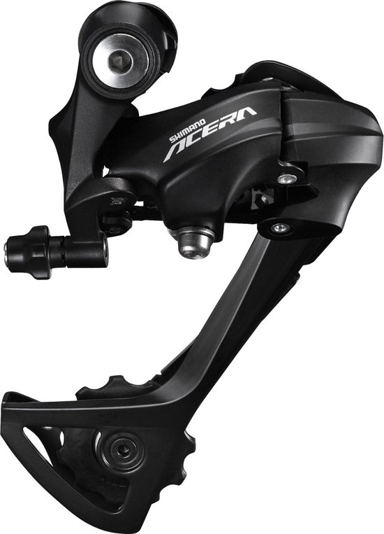 Shimano Achterderailleur Acera T3000 9s Lange Kooi Zwart van Merkloos