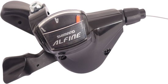 Shimano Alfine SL-S7000-8 shifter 8-speed zwart - Inclusief bekabeling - werkplaatsverpakking van Shimano