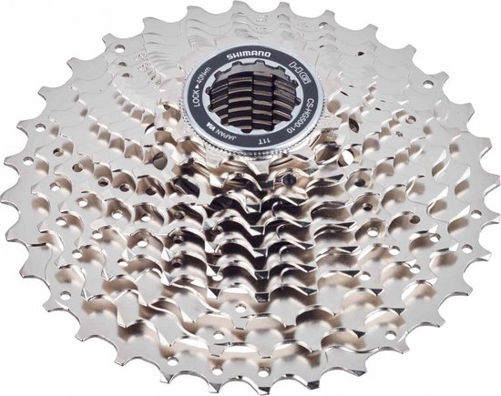 Shimano Cassette Tiagra Hg500 11-32t 10s Staal Zilver van Shimano