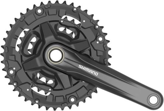 Shimano Crankstel Altus 22-32-44t 175 Mm Kettingscherm Zwart van Shimano
