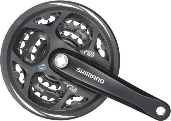 Shimano Crankstel Altus M311 7/8s 42-32-22t 170 Mm Zwart van Shimano
