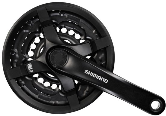 Shimano Crankstel Tourney Fc-ty501 Cg Triple 28-38-48t Zwart van Shimano