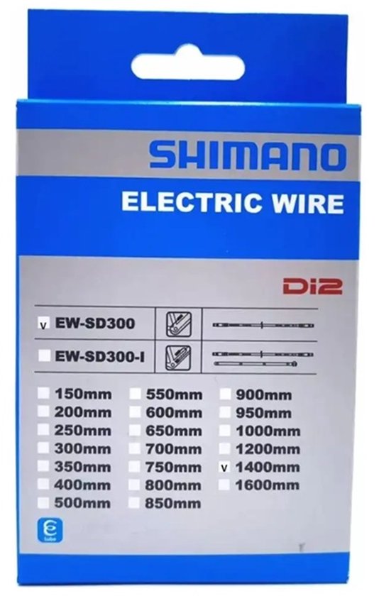 Shimano elektrische kabel 1400mm EW-SD300 external voor Di2