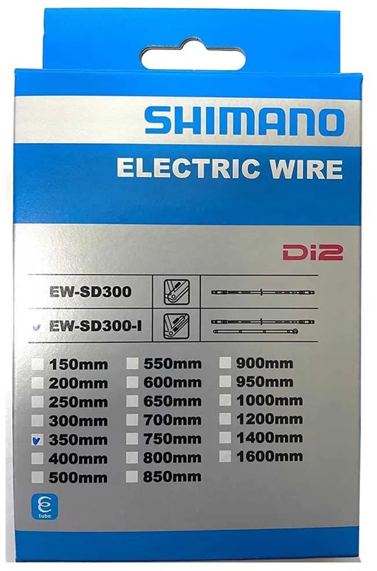Shimano Ew-sd300-i Elektrische Draad Voor Interne Bedrading Zilver 350 mm