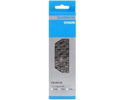 Shimano Ketting 116 schakels - Hyperglide technologie - 6/7/8-speed compatibel - Staal - Grijs van Shimano