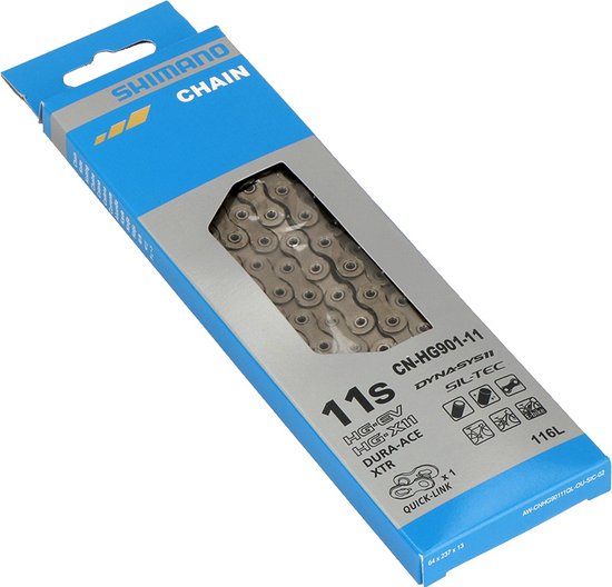Shimano Ketting Hg-901 Dura-ace/xtr 11s 116 Schakels Quick Link van Merkloos