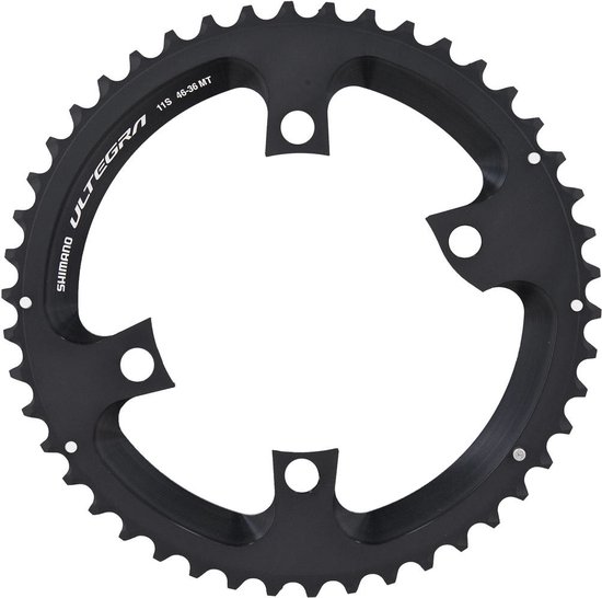 Shimano Kettingblad Ultegra Fc-r8000 53t 110 Mm 11s Zwart van Merkloos