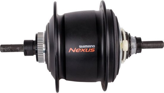 Shimano Versnellingsnaaf Nexus C6001-8d 8s Schijfrem Centerlock Zwart van Shimano