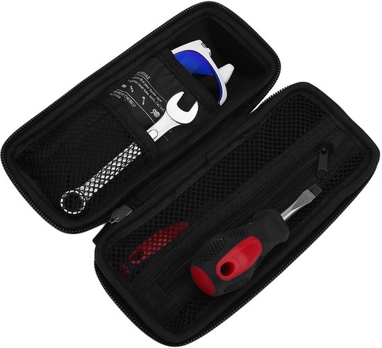 Shopcentral - Fiets Tas - Waterdichte Flessenhouder - Onderhoudsset - Zwart - Reparatieset - Handig voor fietsers - Compact ontwerp